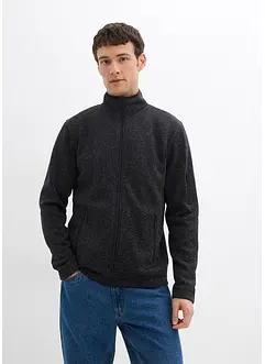 Jacka av stickad fleece, bonprix
