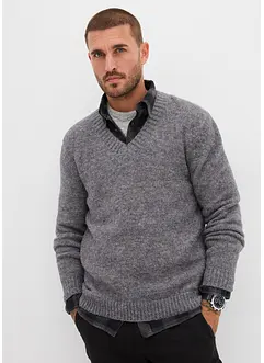 Grovstickad tröja i lättskött material, bonprix