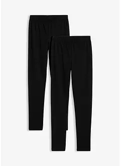 Termoleggings i elastisk bomullsmix (3-pack), bonprix