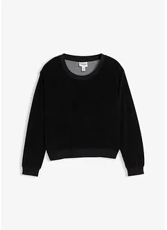 Sweatshirt av mjuk frotté, bonprix