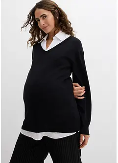 Mammatröja och ärmlös blus av ekologisk bomull, bonprix