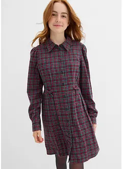 Skjortklänning i flanell, bonprix