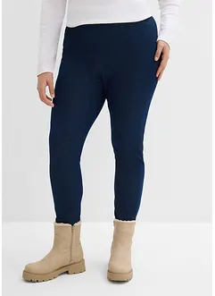 Mysiga termoleggings med jeanslook, bonprix