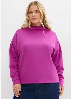 Oversizeweatshirt i mjuk och stabil trikå, bonprix
