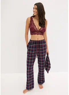 Pyjamasbyxa i flanell med presentpåse, bonprix