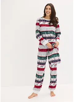 Pyjamas av mjuk bomull, med presentpåse, bonprix