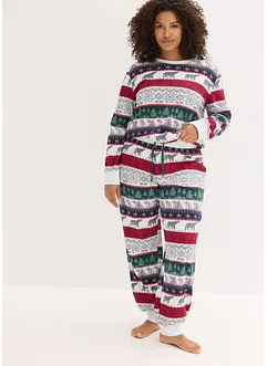 Pyjamas av mjuk bomull, med presentpåse, bonprix