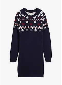 Stickad klänning, bonprix