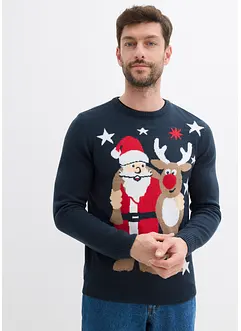 Tröja med julmotiv, bonprix