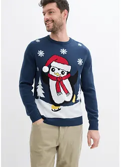 Tröja med julmotiv, bonprix