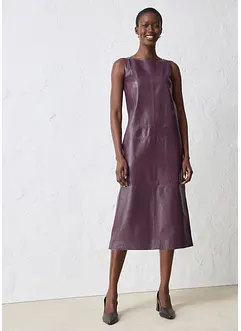 Skinnklänning av lammnappa, bonprix