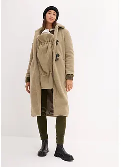 Mammakappa med babyficka i teddyfleece, bonprix