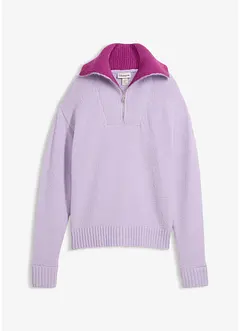 Tröja med krage, bonprix