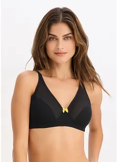 BH utan bygel med bomull (2-pack), bonprix