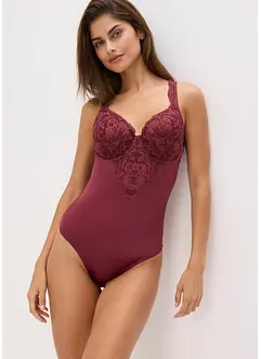 Stringbody med vadderade axelband, bonprix