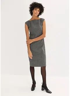 Fodralklänning av tweedliknande material, bonprix
