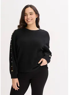 Tröja med metallpärlor, bonprix