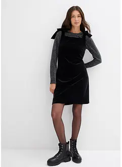 Miniklänning i mjuk sammet, bonprix