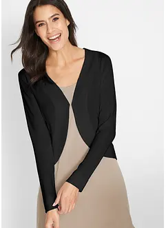 Kort cardigan med viskos, bonprix