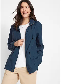 Tunn parkas med huva, bonprix