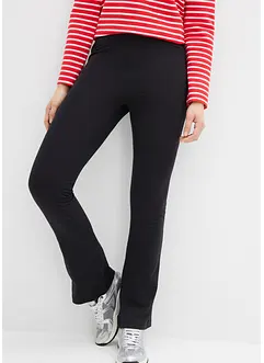 Utsvängda leggings i bomullsmix (2-pack), bonprix