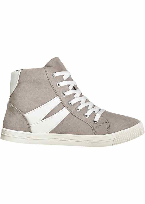 Sneakers med högt skaft ljusgrå Dam bonprix.se Sneakers med högt skaft ljusgrå Dam bonprix.se