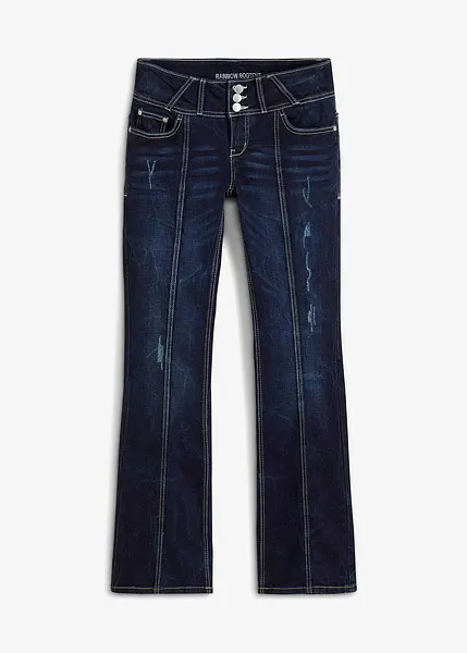 Snygga jeans med used-detaljer