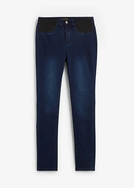 Snygga jeans med breda resårinfällningar