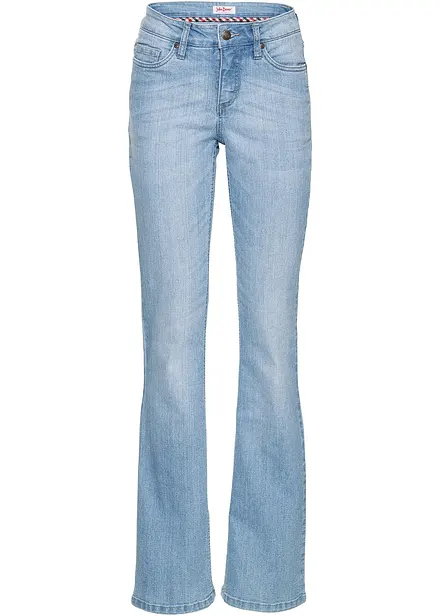 Bootcut Jeans Mid Waist, Comfort Stretch