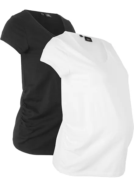 Mammatopp i basmodell i ekologisk bomull (2-pack)