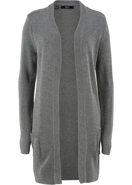 Lång cardigan, långärmad