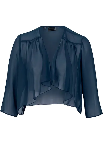 Chiffongbolero med återvunnen polyester