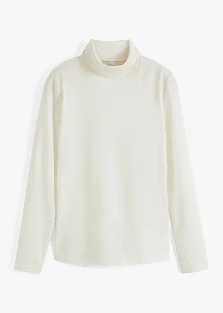 Långärmad tröja med polokrage