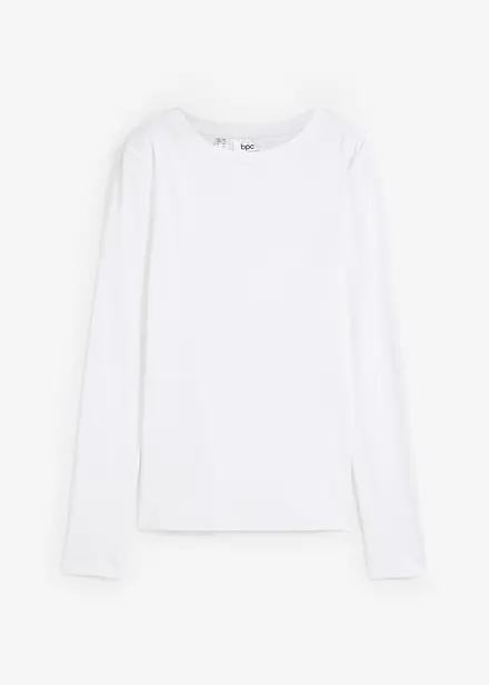 Långärmad T-shirt med högt halshål