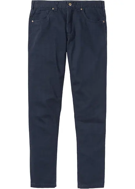 Byxa i twill av bomull, Regular Fit, Straight