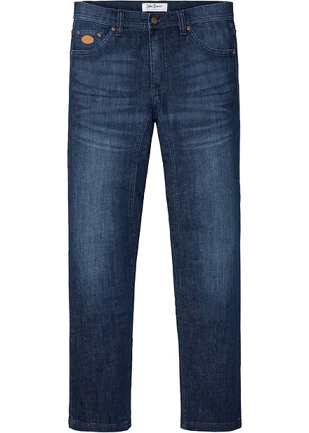 Classic Fit Jeans med f&ouml;rst&auml;rkt gren, Tapered