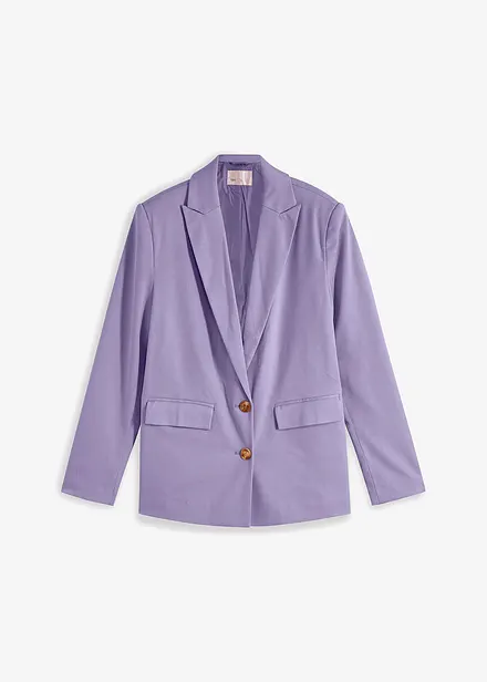 Avslappnad kavaj med återvunnen polyester