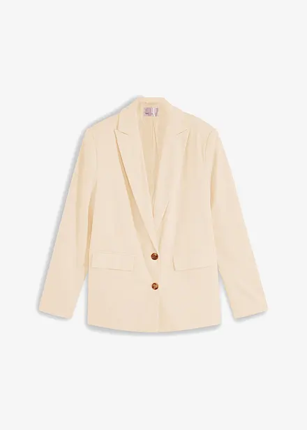 Avslappnad kavaj med återvunnen polyester