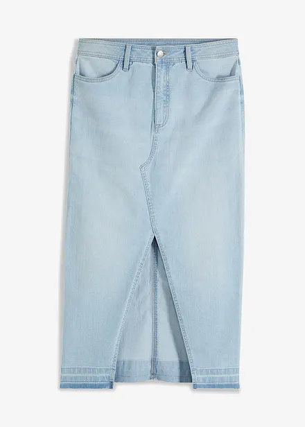 Jeanskjol med slits