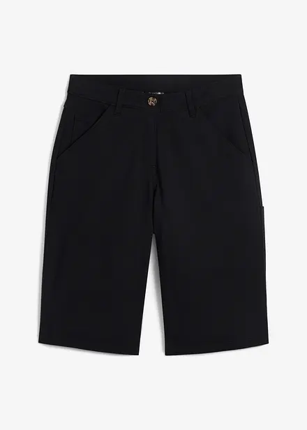 Knälånga bermudas med utility-detaljer
