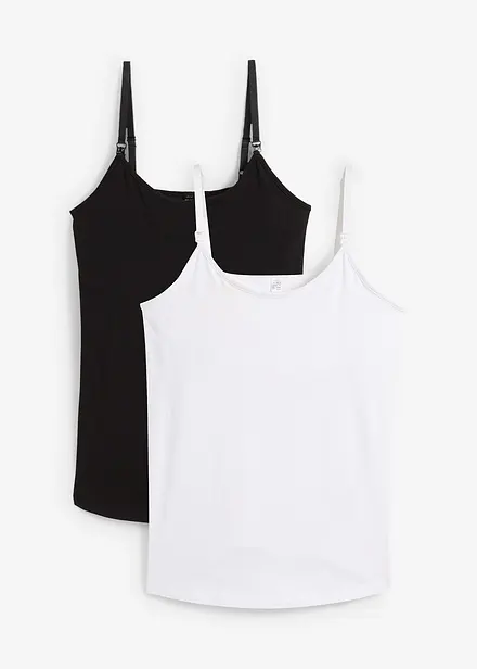 Amningslinne av ekologisk bomull (2-pack)
