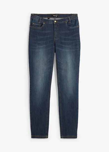 Skinny Jeans Mid Waist, med bekväm midja