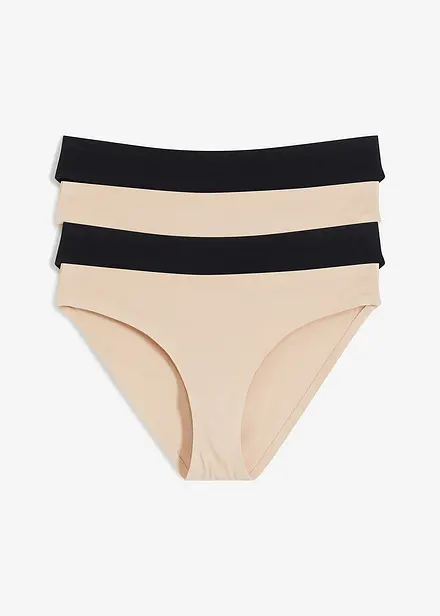 Trosa utan synliga s&ouml;mmar, ekologisk bomull (4-pack)