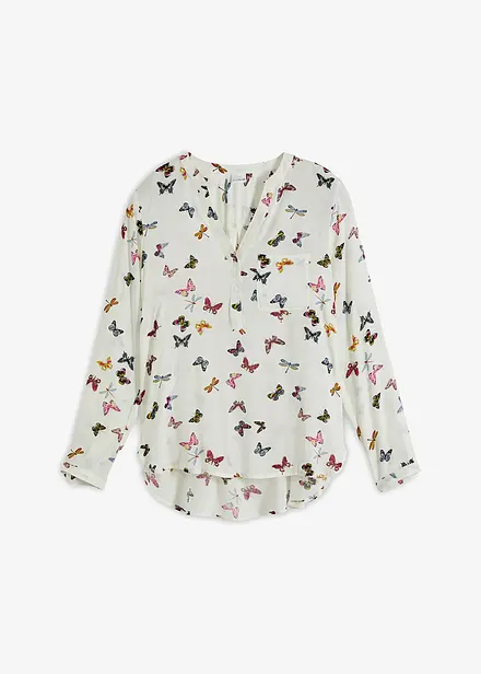 Blus av mjuk viskos