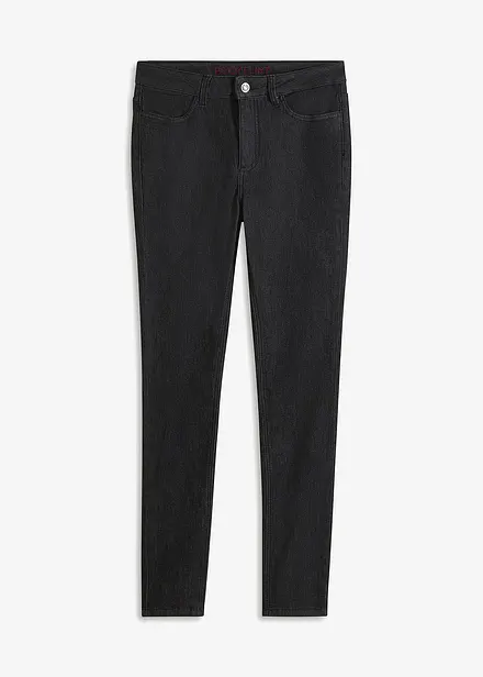 Extra stretchiga jeans gjorda i ett tunt material