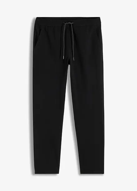 Stretchig dra på-byxa med raka ben, Relaxed Fit