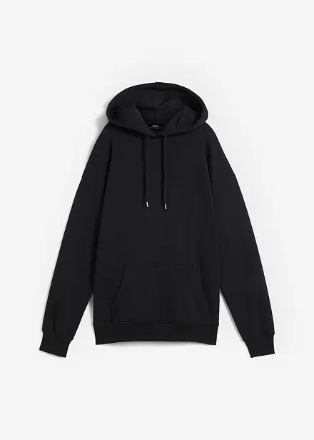 Sweatshirt med huva i oversizemodell