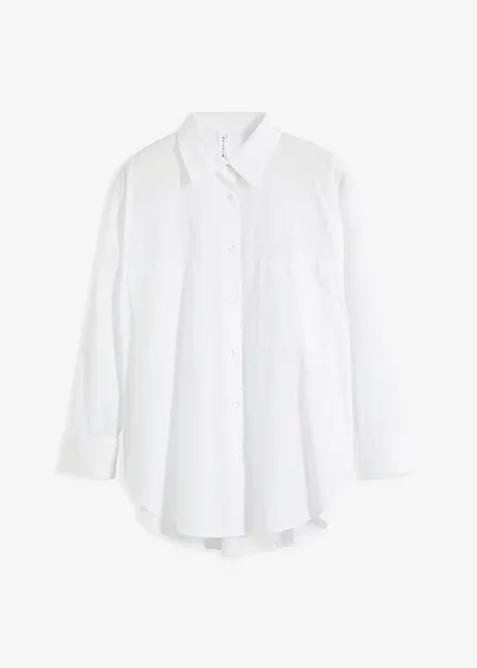 Oversizeblus i ren bomull