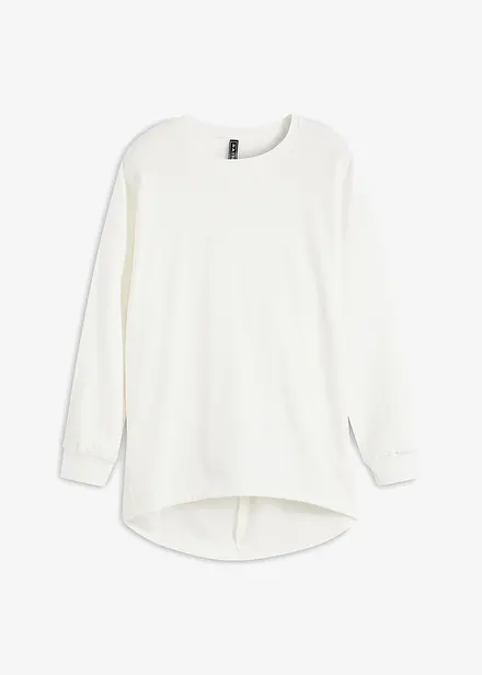 Oversizesweatshirt i ren bomull
