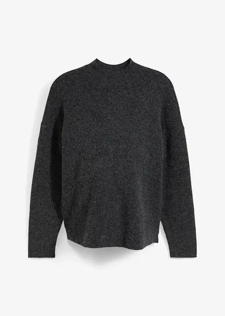 Extra mjuk mammatröja med lång slits i sidan
